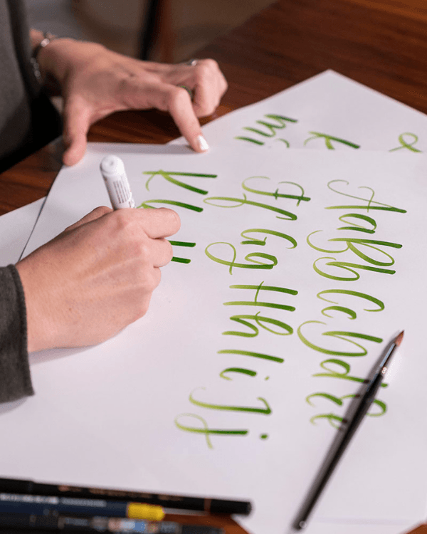 LAL – Kurse – Onlinekurse on demand – Handlettering mit dem Brushpen Lettering mit dem Brushpen