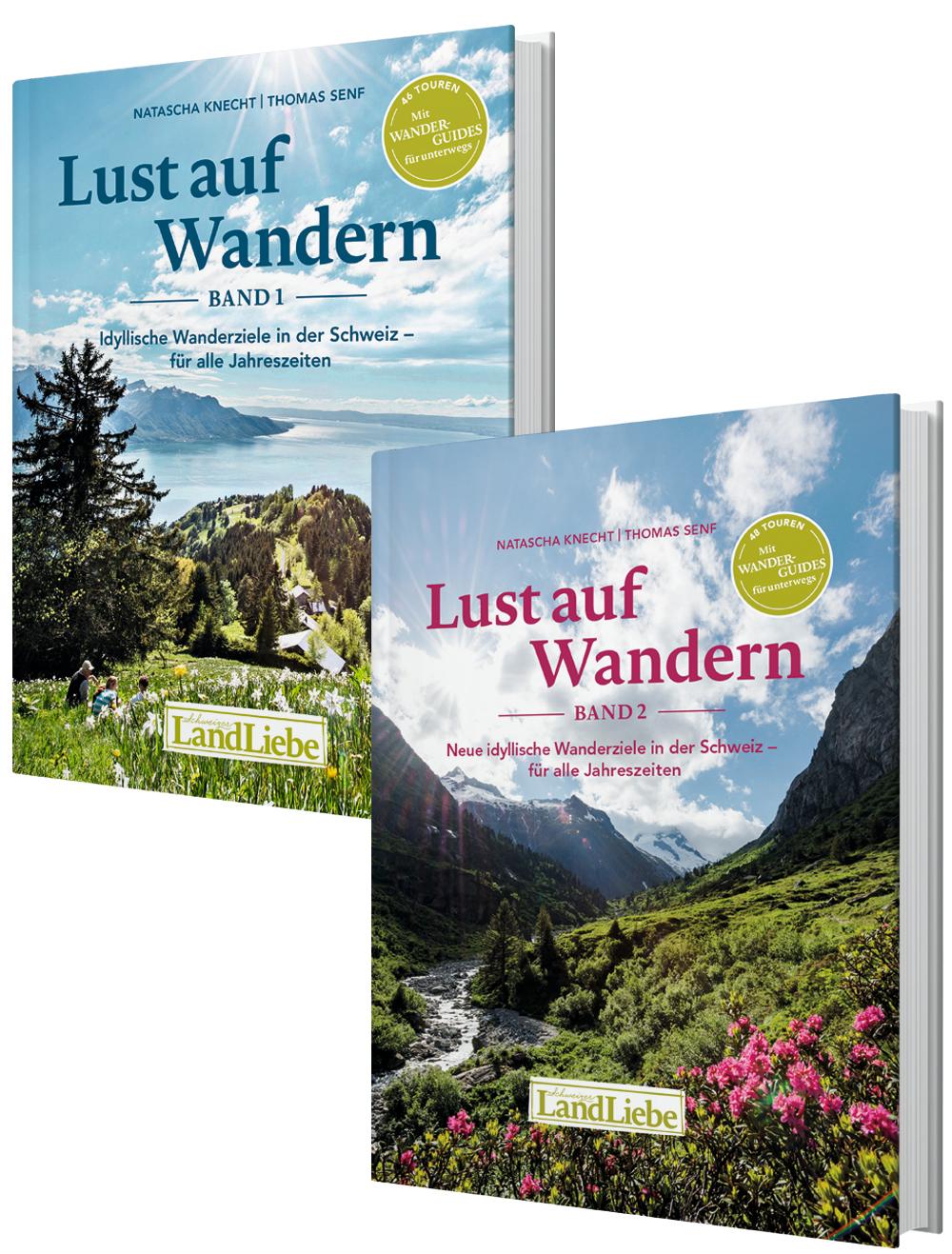 Buch / Bundle Lust auf Wandern 1 und 2 «Lust auf Wandern 1» und «Lust auf Wandern 2»