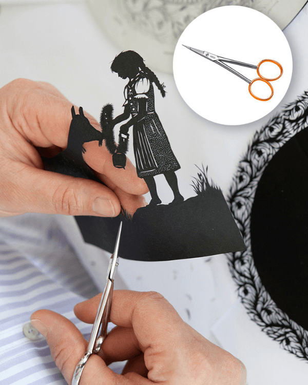 LAL – Kurse – Onlinekurse on demand – Scherenschnitt mit Schere Scherenschnitt mit Schere der Messerschmiede Klötzli